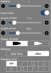 Stabilizer Settings